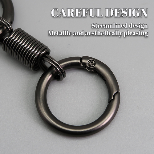 (🔥2026Last Day Promotion  - 49% off)Nordic Retro Spring Double Ring Keychain